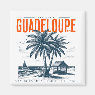 Guadeloupe 971: Tropische Erinnerungen Magnet