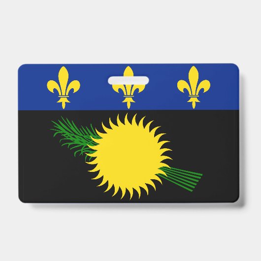 Guadeloupe-Abzeichen Ausweis (Vorderseite)