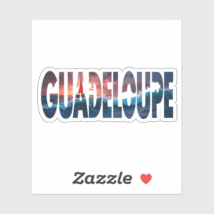 GUADELOUPE AUFKLEBER