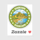 Guadeloupe Aufkleber (Blatt)