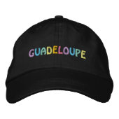 GUADELOUPE BESTICKTE KAPPE (Vorderseite)