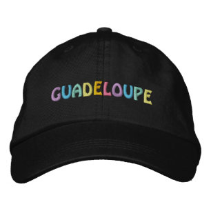 GUADELOUPE BESTICKTE KAPPE