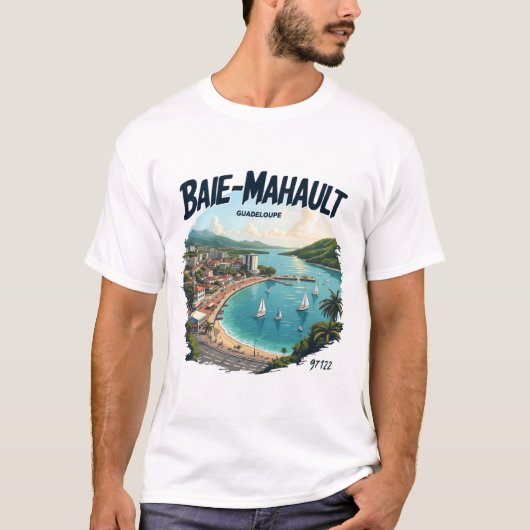 GUADELOUPE-BUCHT T-Shirt (Vorderseite)