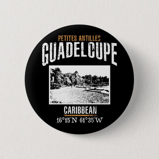 Guadeloupe Button (Vorderseite)