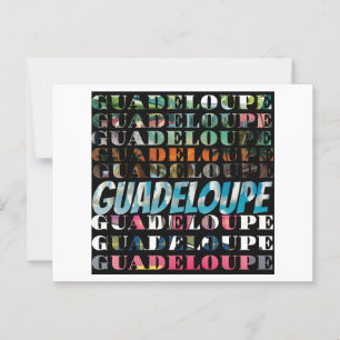 Guadeloupe: Eine visuelle Farbfeier Postkarte
