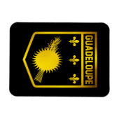 Guadeloupe Emblem Magnet (Horizontal)