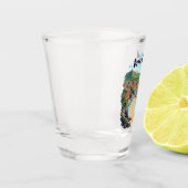 GUADELOUPE-ERDE SCHNAPSGLAS (Links)