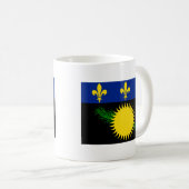 Guadeloupe Flag GP Kaffeetasse (VorderseiteRechts)