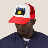 Guadeloupe Flag Hat Truckerkappe (Beispiel)