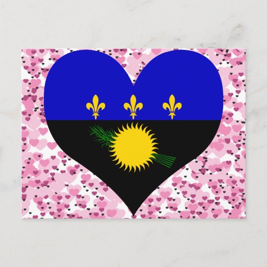Guadeloupe Flag kaufen Postkarte (Vorderseite)