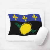 Guadeloupe Flag Mousepad (Mit Mouse)
