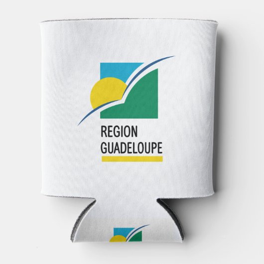 Guadeloupe-Flagge Dosenkühler (Vorderseite)
