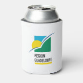 Guadeloupe-Flagge Dosenkühler (Kanne Rückseite)