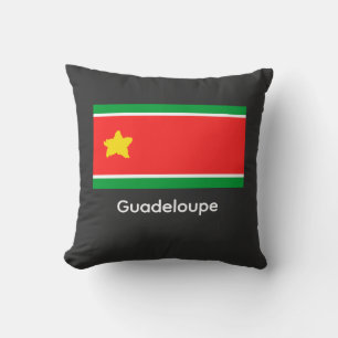 Guadeloupe flagge kissen