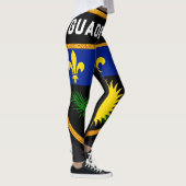 Guadeloupe-Flagge Leggings (Rechts)