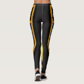 Guadeloupe-Flagge Leggings (Rückseite)