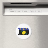 Guadeloupe Flagge Magnet (In Situ (Geschirrspüler))