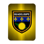 Guadeloupe-Flagge Magnet (Vertikal)