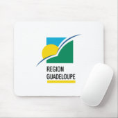 Guadeloupe-Flagge Mousepad (Mit Mouse)