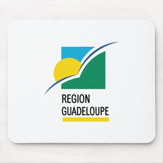 Guadeloupe-Flagge Mousepad (Vorne)