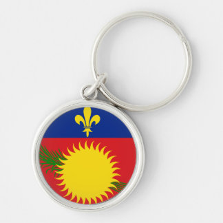 Guadeloupe-Flagge Schlüsselanhänger