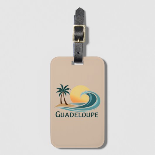 GUADELOUPE GEPÄCKANHÄNGER (Vorderseite Vertikal)