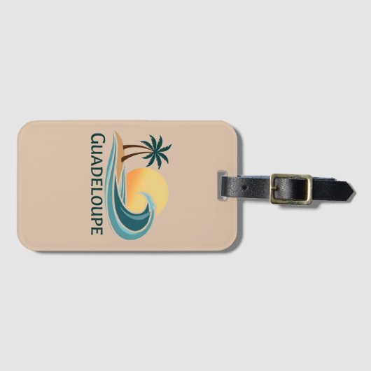 GUADELOUPE GEPÄCKANHÄNGER (Vorderseite (Horizontal))