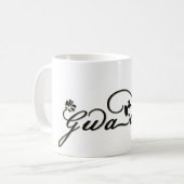 Guadeloupe: gwada 971 kaffeetasse (Vorderseite Links)