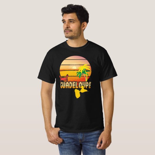Guadeloupe Idee Geschenk Gwada 971 T-Shirt (Vorne ganz)