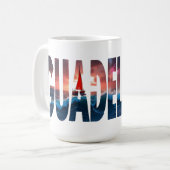 GUADELOUPE KAFFEETASSE (Vorderseite Links)