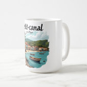 GUADELOUPE-KANAL KAFFEETASSE (VorderseiteRechts)