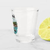 GUADELOUPE-KANAL SCHNAPSGLAS (Rechts)