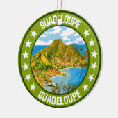 Guadeloupe Keramik Ornament (Links)