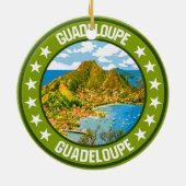 Guadeloupe Keramik Ornament (Hinten)