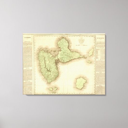 Guadeloupe Leinwanddruck (Vorderseite)