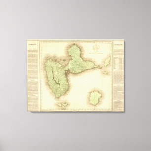 Guadeloupe Leinwanddruck