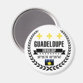 Guadeloupe Magnet (Vorderseite/Rückseite)