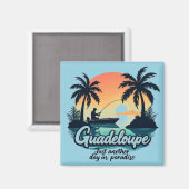 GUADELOUPE MAGNET (Vorderseite/Rückseite)