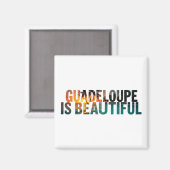 GUADELOUPE MAGNET (Vorderseite/Rückseite)