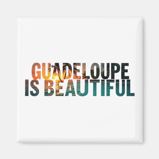 GUADELOUPE MAGNET (Vorne)