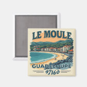 GUADELOUPE MAGNET (Vorderseite/Rückseite)