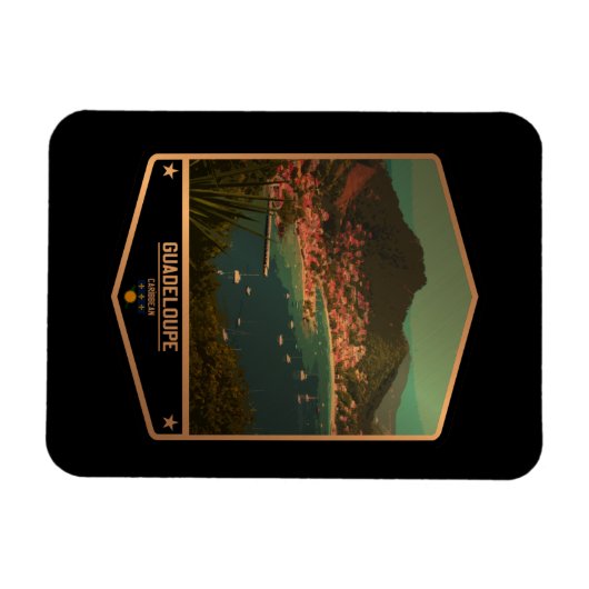 Guadeloupe Magnet (Horizontal)