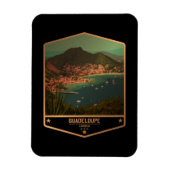 Guadeloupe Magnet (Vertikal)