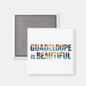 GUADELOUPE MAGNET (Vorderseite/Rückseite)