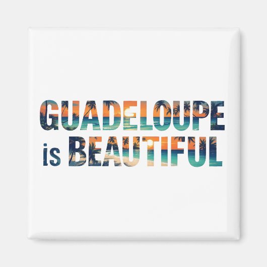 GUADELOUPE MAGNET (Vorne)