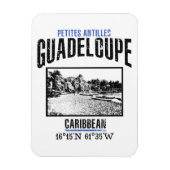 Guadeloupe Magnet (Vertikal)