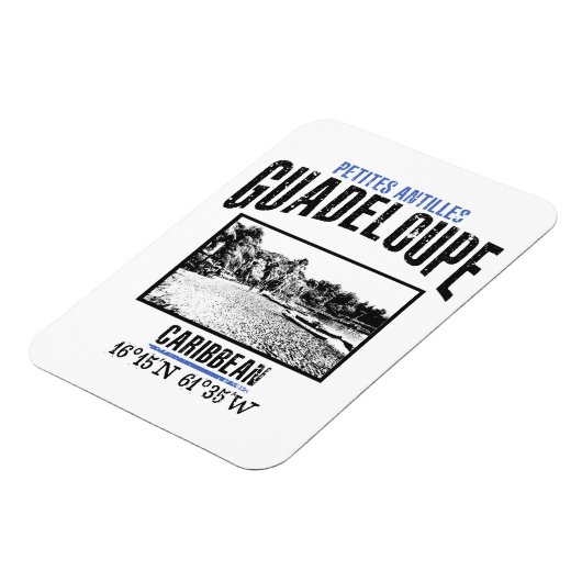 Guadeloupe Magnet (Linke Seite)