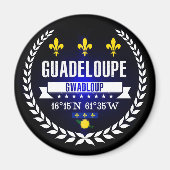 Guadeloupe Magnet (Vorne)