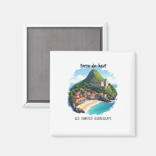 GUADELOUPE MAGNET (Vorderseite/Rückseite)
