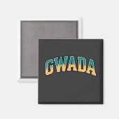 GUADELOUPE MAGNET (Vorderseite/Rückseite)